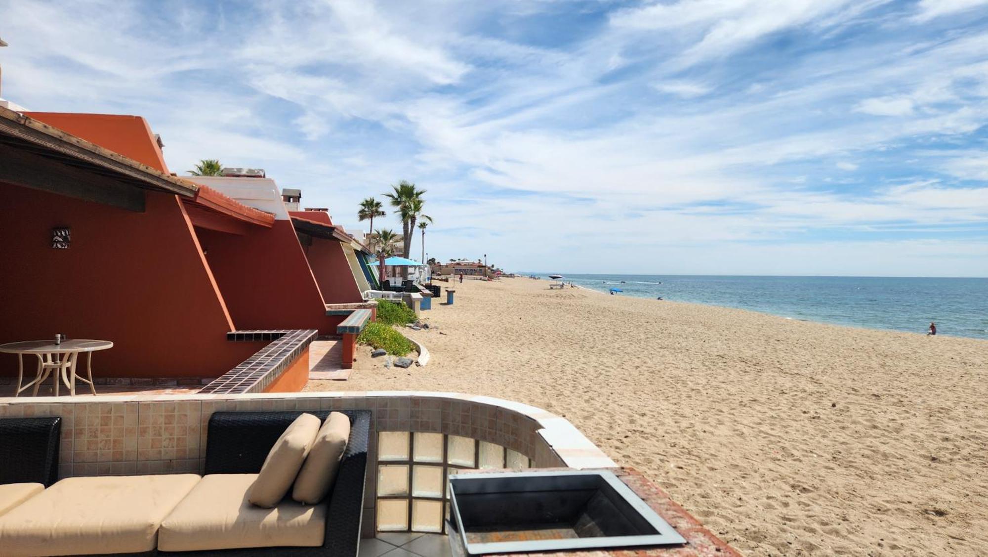 Las Brisas #8 Beachfront - On The Sand And Steps From Mannys For Tacos & Tequila Puerto Peñasco المظهر الخارجي الصورة
